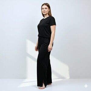 NWT Korye Wide Leg‎ Pants Black Women 1X